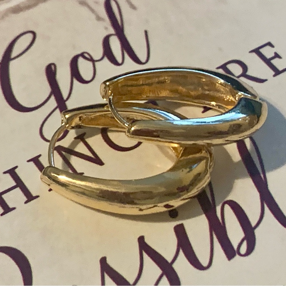 Gold Hoop Earrings